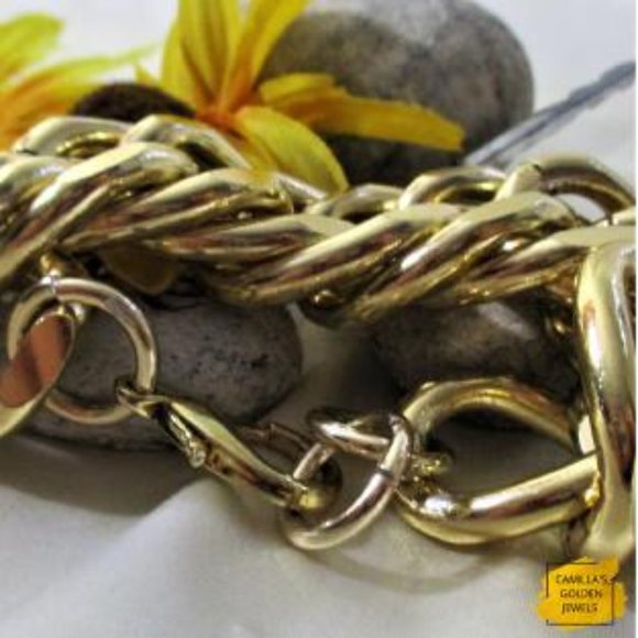 Parisian Golden Chain Bracelet - Picture 1 of 6
